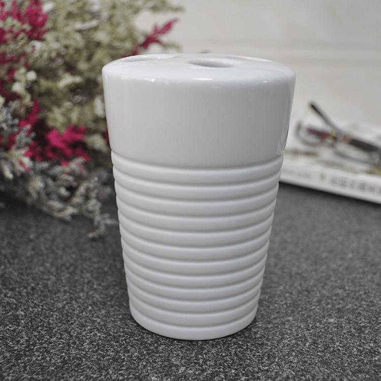 

Bone china ceramic toothbrush cup toothbrush holder for home use hotel use