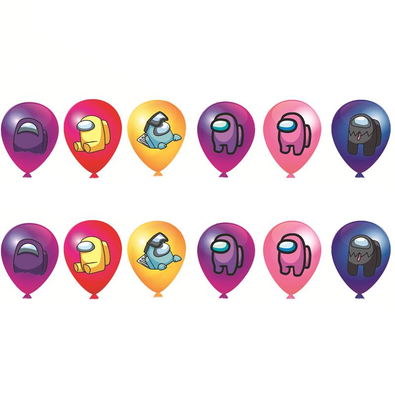 

12 шт. латексных шаров для детского дня рождения, украшение для детского праздника, 12 дюймов 12pcs