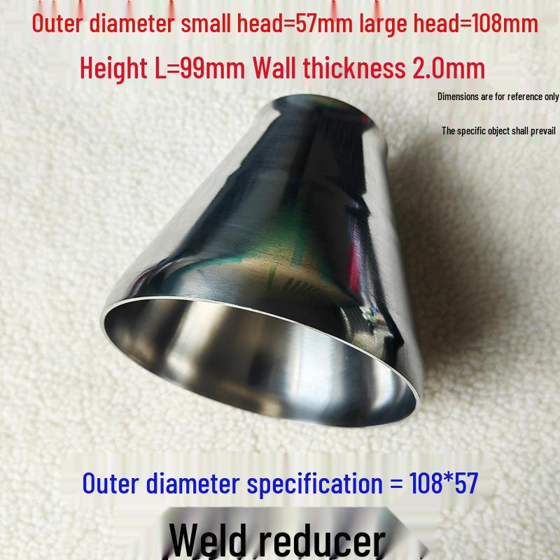 Hongshun 304 Stainless Steel Polished Concentric/Eccentric Reducer Pipe