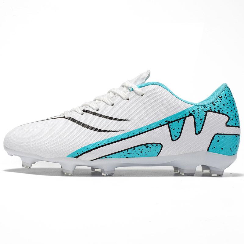 Men's Football Shoes Low Top Soccer shoes Men's Long Nail FG Cleat Outdoor Sports Training Shoes Anti Slip Nail Shoes Size 35-45