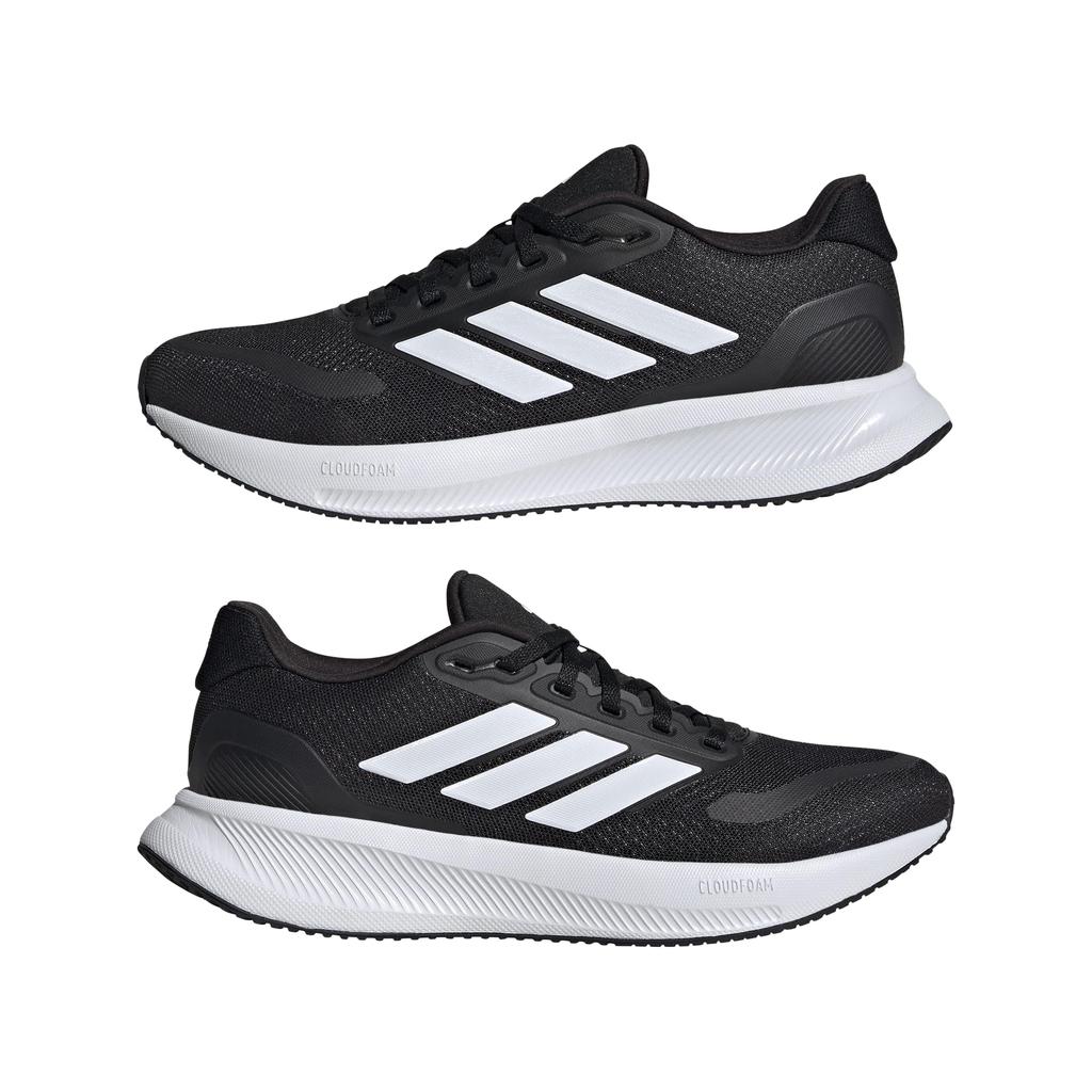 adidas Core Size Women's Sneakers, Black/Cloud White/Core Black, 23.5cm