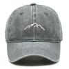 Mountaintop Print Adjustable Baseball Caps Mountain Range Dad Hat Casual Snapback Baseball Cap Ideal Choice For Outdoor