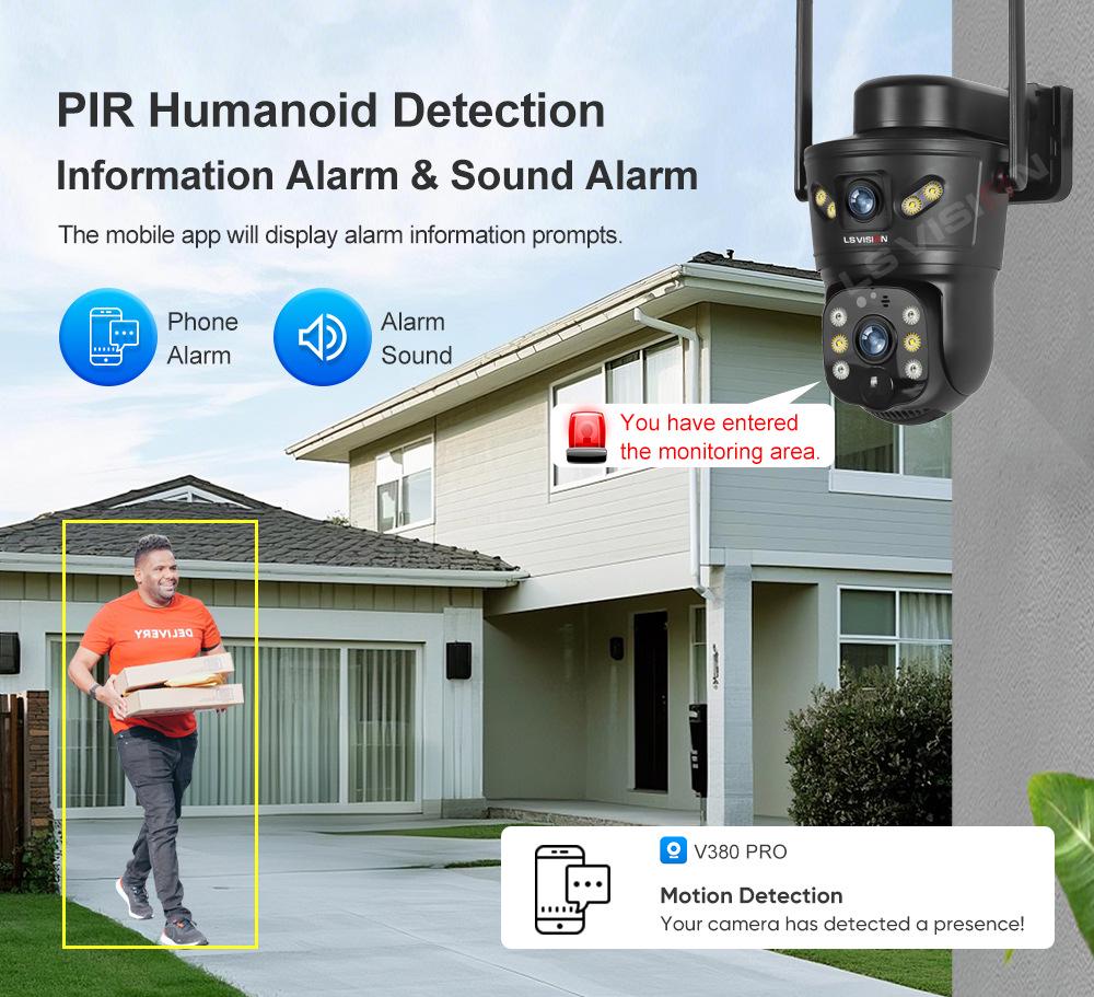 V380 4G Solar Wireless Monitoring Camera 2025 Model