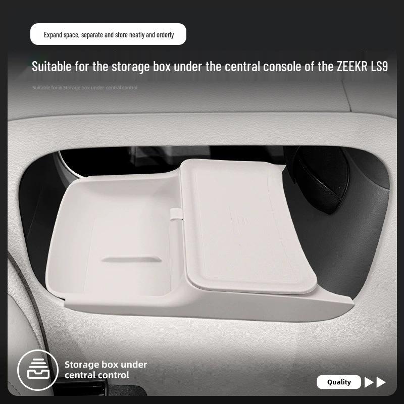 Silicone Dustproof Storage Box for Zhiqi LS9 Car Lower Compartment