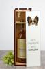 Papillon, Spaniel Kontynentalny - Geometryczne Pudełko Ze Zdjęciem I Napisem Na Wino Marki Art-Dog
