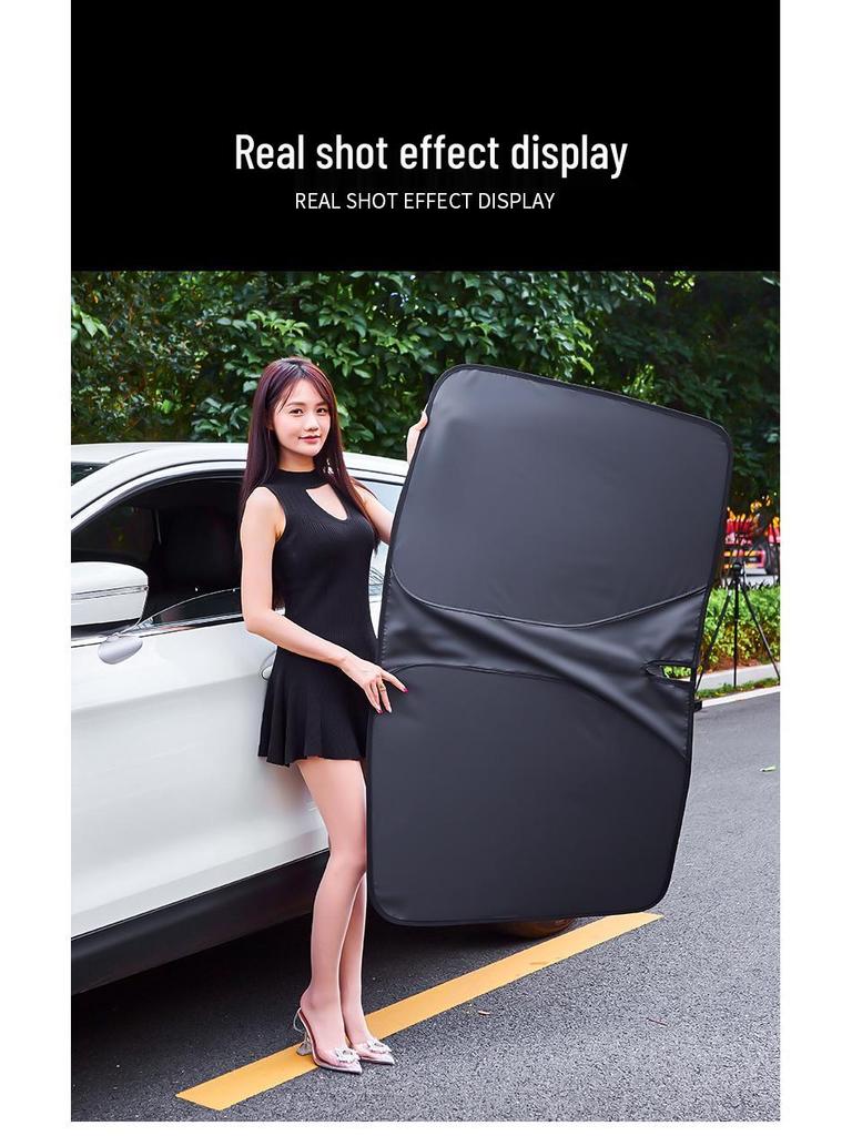 Buick Sunshade Visor for Excelle, Regal, Park Avenue: Front Windshield Heat Insulation & Light Blocking Curtain