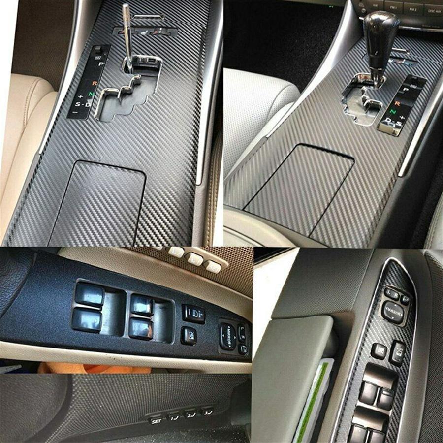 For 06-12 LEXUS IS250 300 350 Gear Shift Box Panel Cover Trim Carbon Fiber Look