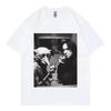 Funny Wizard Fairy with Swirling Smoke and Snape In The Same Frame Picture Tshirt Fashionable Retro Shortsleeved