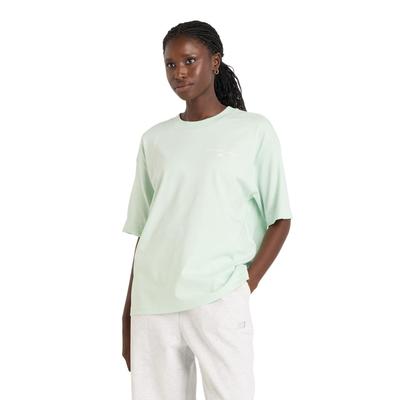 WT51529 Graphic Oversized Short Sleeve CYS [New Balance] T-Shirt (WT51529) Women's (Clay Ash)