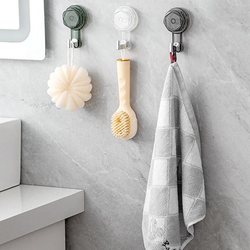 Rotating Suction Cup Hanging Hook Strong Load Bearing Wall Mounted Hanger