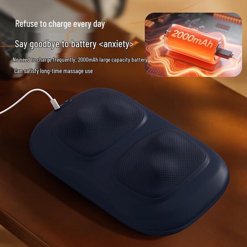 AUX Neck & Shoulder Cervical Massage Pillow with Heat CN plug (adapter included)