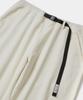 COLUMBIA UNIVERSITY Sl-Label Belted All-Round Corduroy Pants Cream