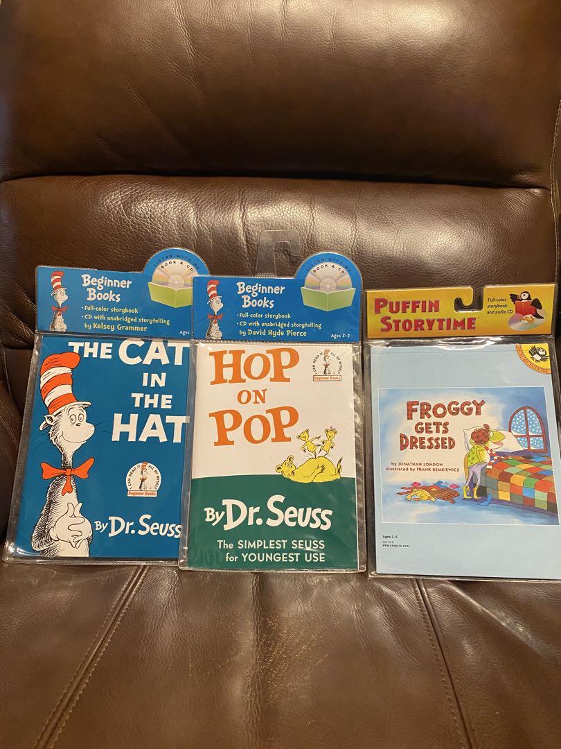 

[USED] English picture book THE CAT IN THE HAT with CD, set of 3