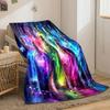 Enchanting Colorful Potion Bottles Art print blanket soft and cozy perfect for the living room bed sofa or a nap,gift