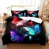 Bunte Schmetterling Bettwäsche Set 3D Druck Luxus Weich Schwerelos Fantastisch Kind Junge Mädchen Geburtstag King Queen Twin Größe Bettbezug