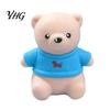 Novelty Bear Gifts Christmas Tomato Squeeze Toy for Stress Relief, Cute TPR Decompression Festive Desktop Display Pieces Figure with Decoration