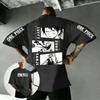 T-shirt Grafica Anime One Piece Luffy Zoro Sanji Uomo Donna Manica Corta Tee Harajuku Streetwear Top Casual Y2k 2026 Estate Nuova