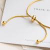 Pull-out Beads Girls Party Accessories For Women Gift Fashion Jewelry Adjustable Bracelet Anklet