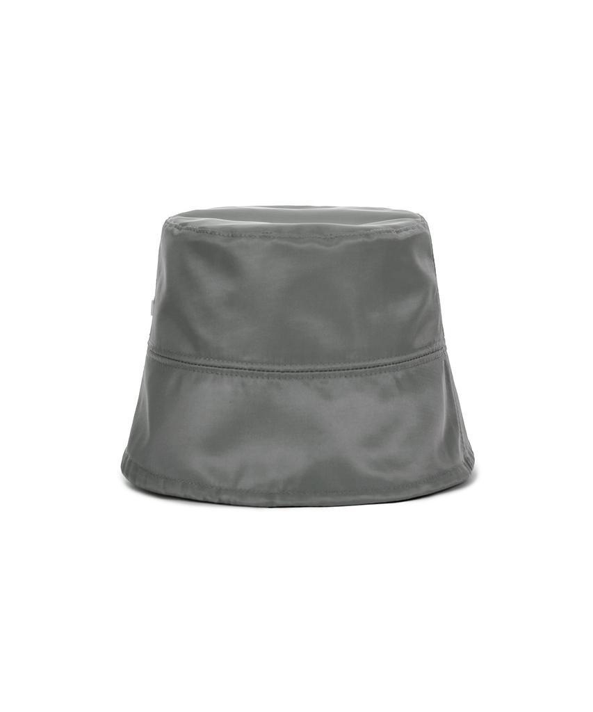 Bajal Studded Drop Oversized Poly Bucket Hat Grey