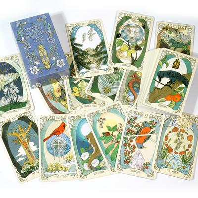 Forager'S Daughter Tarot Deck Divination Set Inspired By Nature and Imbued with Rich Symbolism 83 Cards 10.3*6cm
