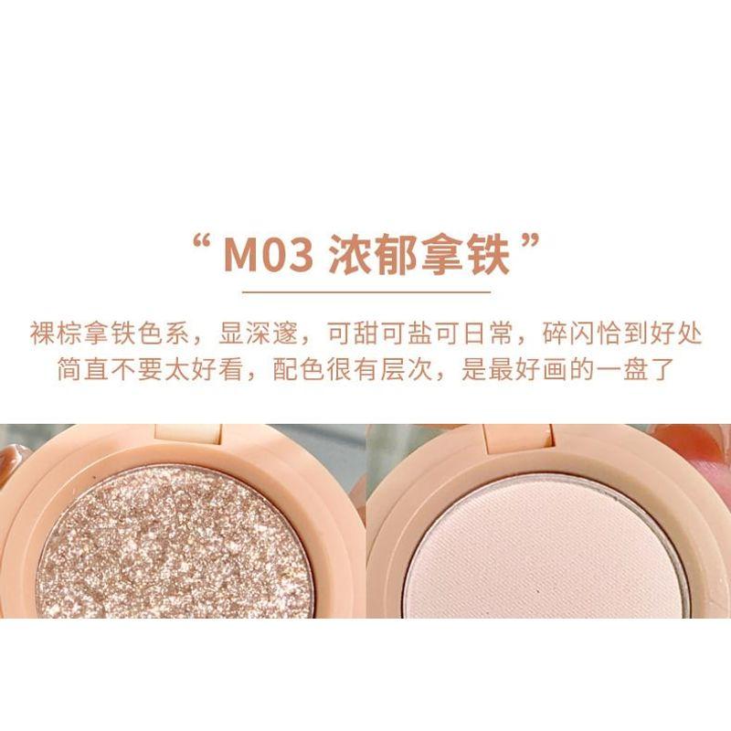 xixi - Eyeshadow and Blush Palette - 3 Colors