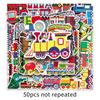 50 Small Train Doodle Personality Cartoon Children's Rewards Guka DIY Mobile Suitcase Stickers Waterproof
