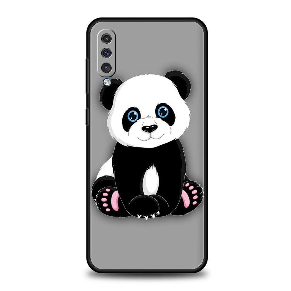 

Bubududu Panda Phone Case for Samsung Galaxy A42 A22 A12 5G A02 A03 A04 A04S A50 A70 A10 A20 A30 Silicone Cover Shell Coque Bags Samsung A10