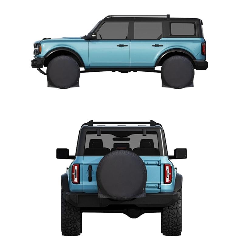 Car Tire Protector Easy Installation Spare Wheel Cover 65cm Diameter Versatile Tire Storage Bag for Long Term Storage