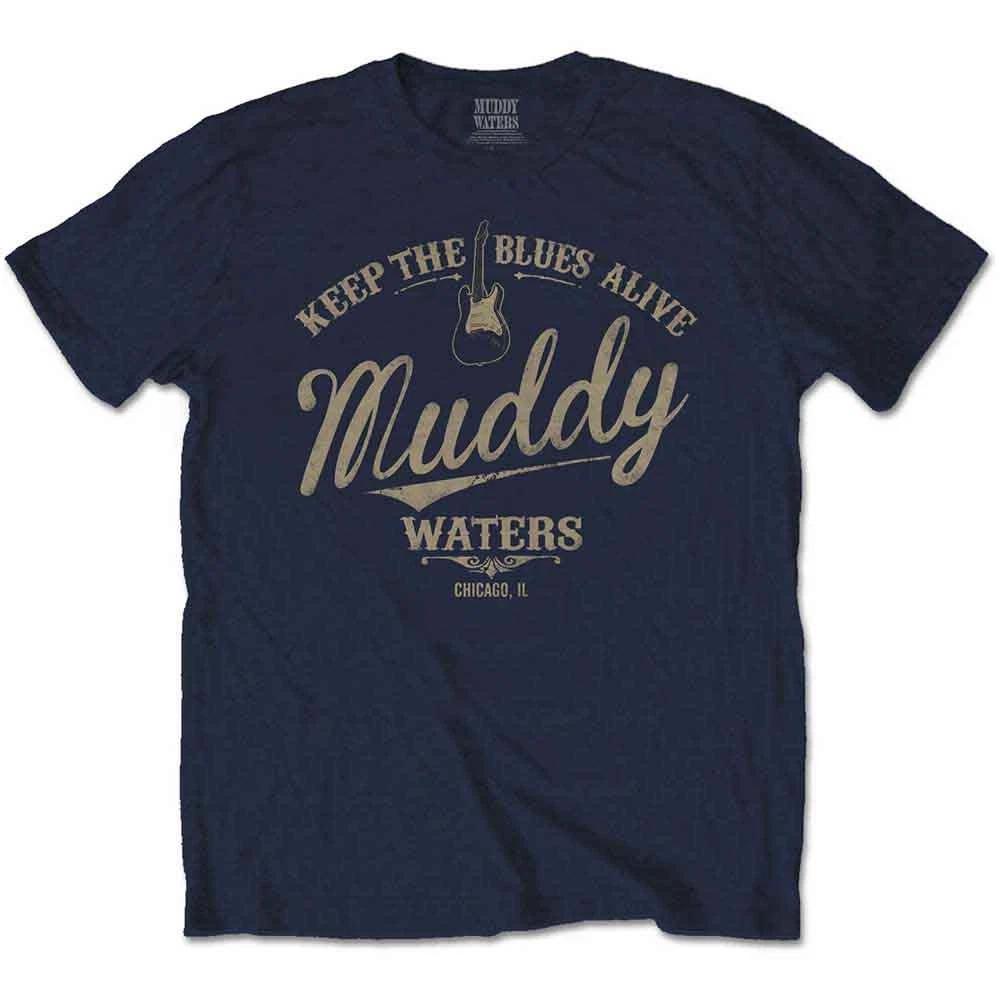 Muddy Waters Keep The Blues Alive Unisexs Tshirt L