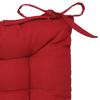 Galette de chaise rouge 38x38cm - Atmosphera createur d'interieur