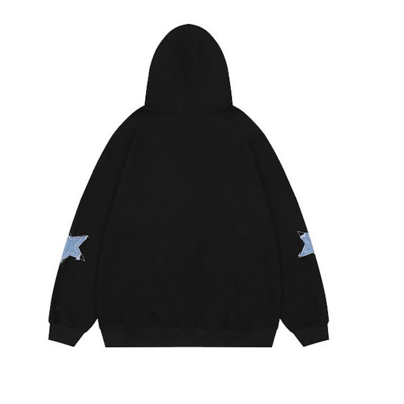 Hooded Sweatshirt, Loose Fitting, Autumn/winter Casual Couple Jacket