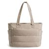 Puffer Tote Bag for Women, Lightweight Shoulder Handbag with Laptop Compartment & Multiple Pockets, Fashion Work Bag