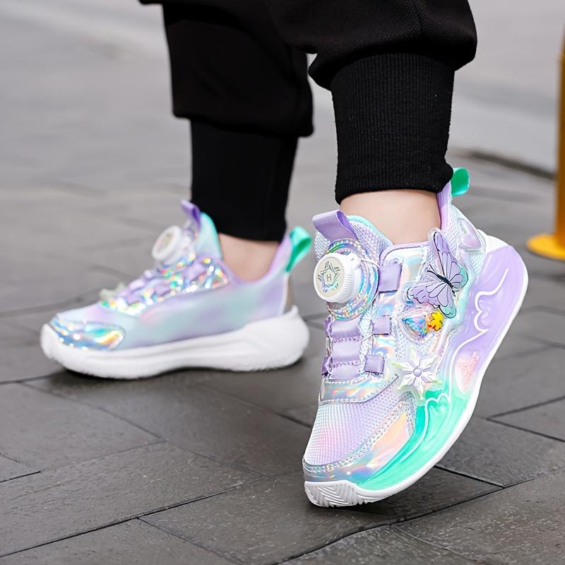 [Cute Cartoon Shoes] Stylish Lightweight Comfortable Breathable Casual Sports Shoes for Girls | New Windmill Heart-Shaped Butterfly Design Cute