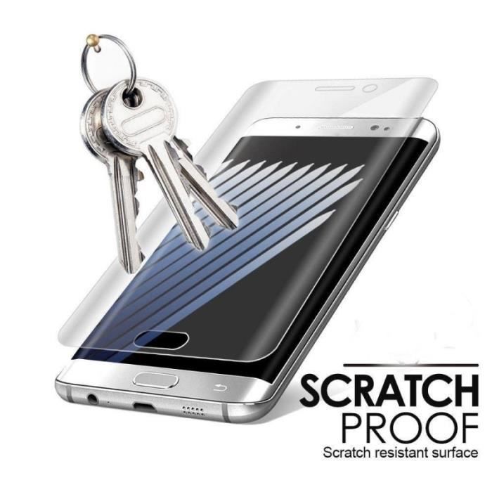Film de protection d'écran - invisible - samsung galaxy s9 - pack de 3 - verre trempé - résistant aux rayures