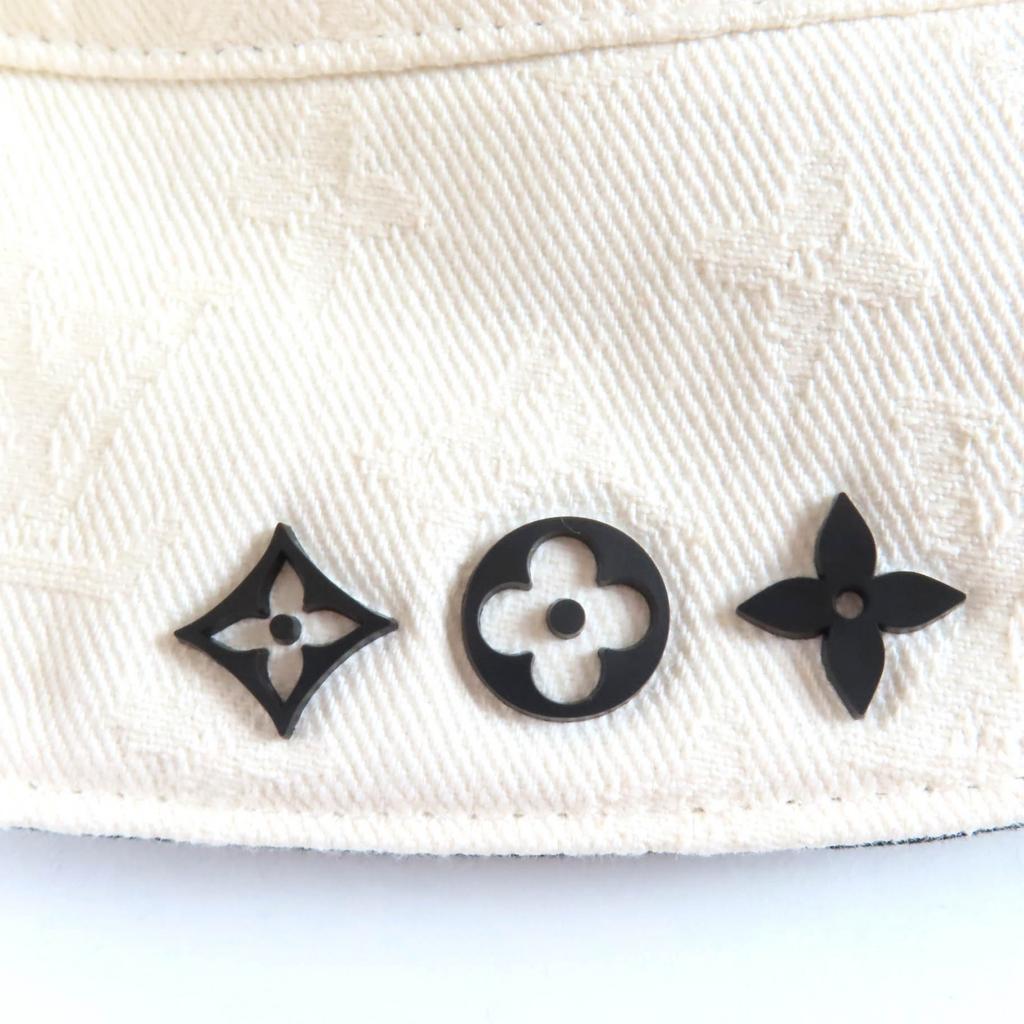 Makelloser LOUIS VUITTON Hut Baumwolle Damen M7440M Gebraucht