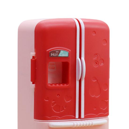Mini Fridge Toy Cute Realistic Small Simulated Nice-looking Decorative Openable 1/12 Dollhouse Kitchen Furniture Food Toy for Micro Landscape
