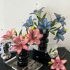 Yousheng Faux Lily Flowers Bulk Realistic Artificial Tiger Lily Long-lasting Fake Lily Stem for Floral Arrangement Wedding Party Home Decor