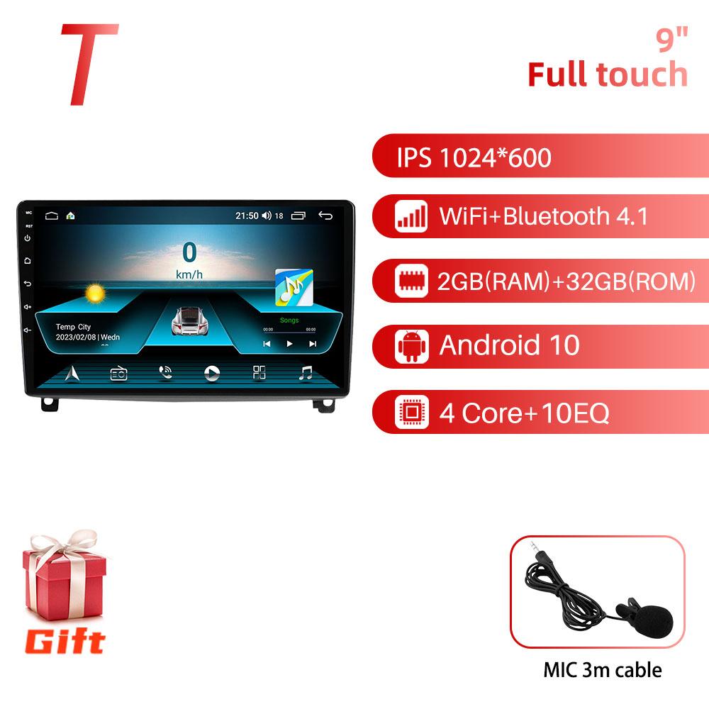 2 Din Android radio 4G LTE Auto Car Radio Video Multimedia Player For Peugeot 407 2004 - 2011 Navigation GPS Autoradio