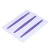 3Pcs Cake Scraper Premium Plastic Durable Glossy Surface Easy Operation Icing Smoother