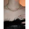 Fashion New Diamond Retro Elegant Pearl Necklace