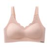 One-piece fixed cup seamless underwear women's small breasts gather thin naked without steel ring anti-sagging adjustment bra
