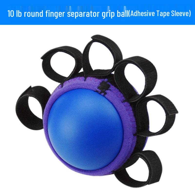 Five-Finger Grip Ball for Hemiplegia Rehabilitation and Elderly Wrist & Finger Strength Training Device