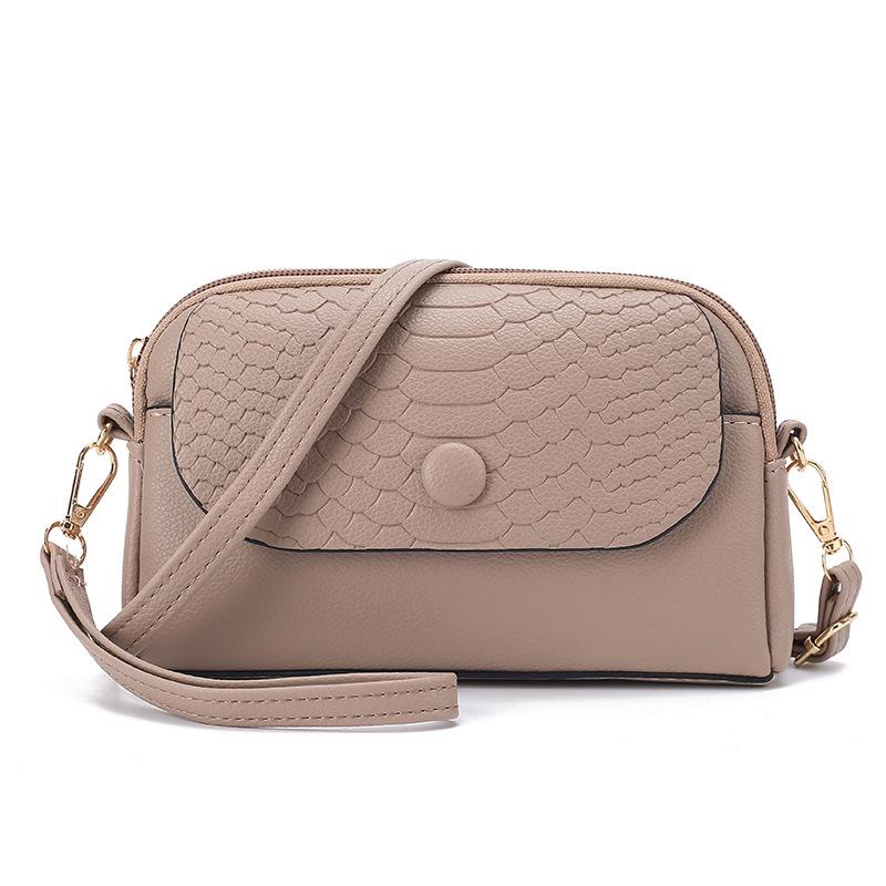 Hot Sale Small Square Bag Women's Crossbody Bag Shoulder Bag Arm Lift Temperament Solid Color Women's Bag Small Satchel Bag Mobile Phone Bag