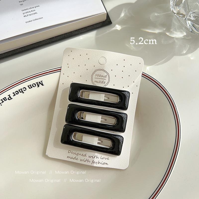 

3 шт./лот Чорна геометрична шпилька для волосся, шпильки-невидимки, шпильки-автомати, інструменти для укладання, пов язки на голову для жінок, затискачі для волосся, аксесуари для укладання волосся