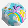 1pc My Little Pony Automatic Opening Closing Umbrella Portable Tri-Fold Design with 8-Bone Iron Frame, Outdoor, Ideal Gift for Fans, Travelers, Everyd