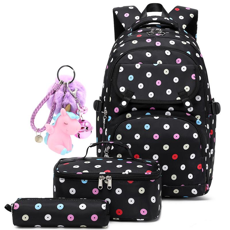 School Backpack for Girls Backpack with Lunch Box Teen Girl Backpack Set Cute School Bag Bookbag for Teen Girls