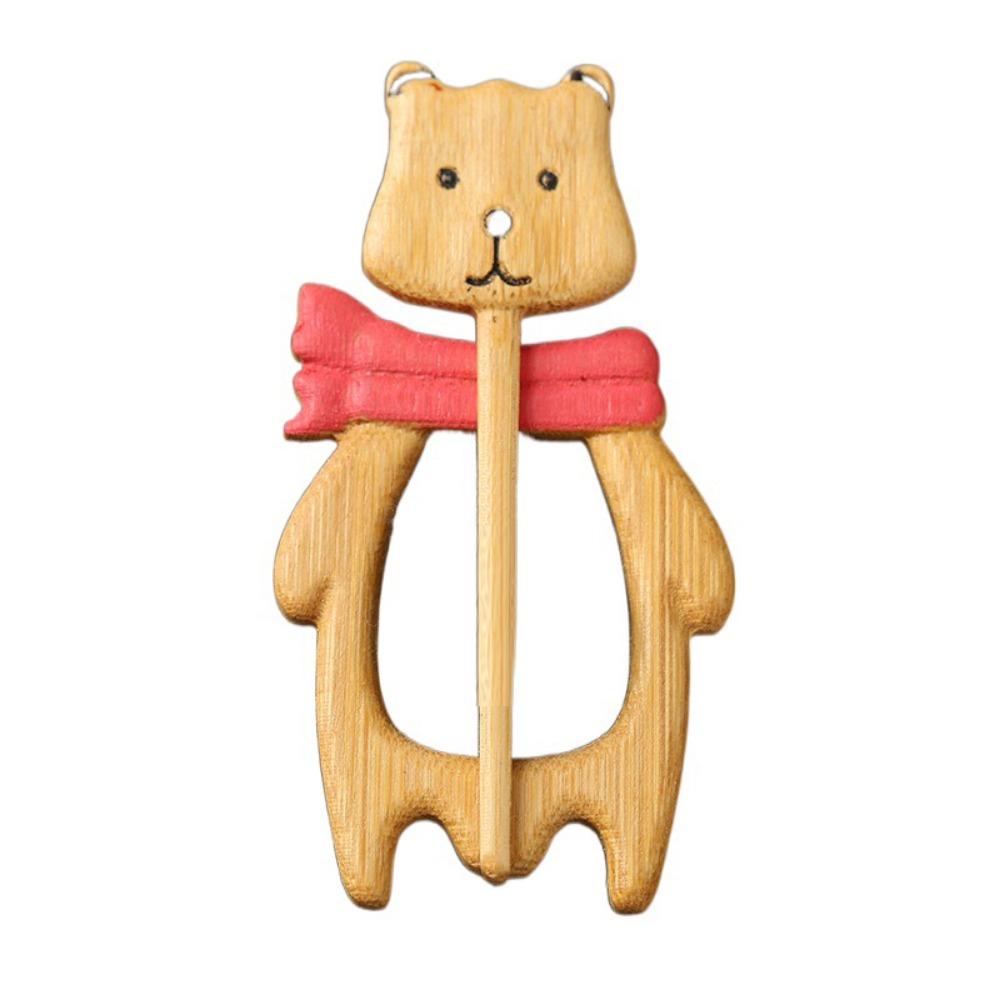 Creative Cartoon Sweater Clips Cute Bear Clasp Pins High-quality Animal Pattern Breastpin  Jewelry
