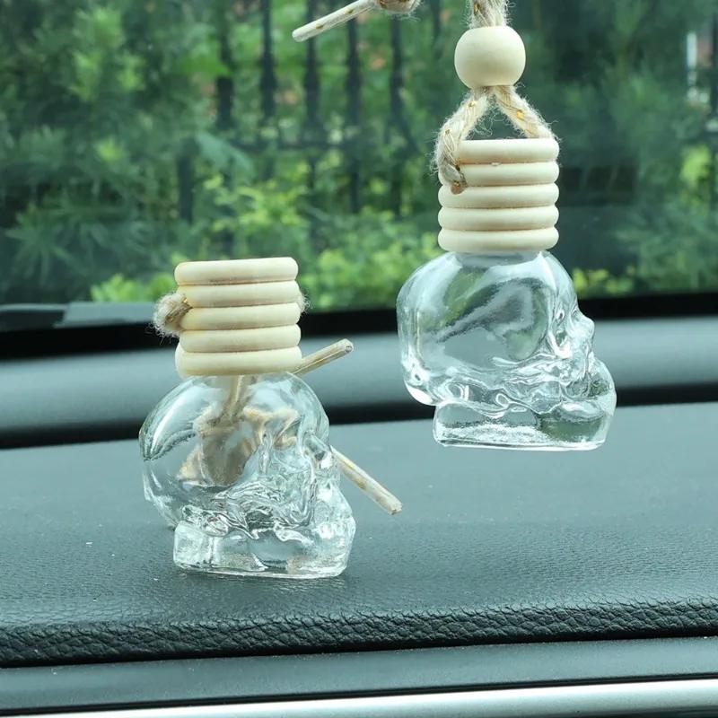 Car Perfume Bottle Ornament Aromatherapy Essential Oil Bottle Hanging Auto Air Freshener for Home Car Decoration Interior