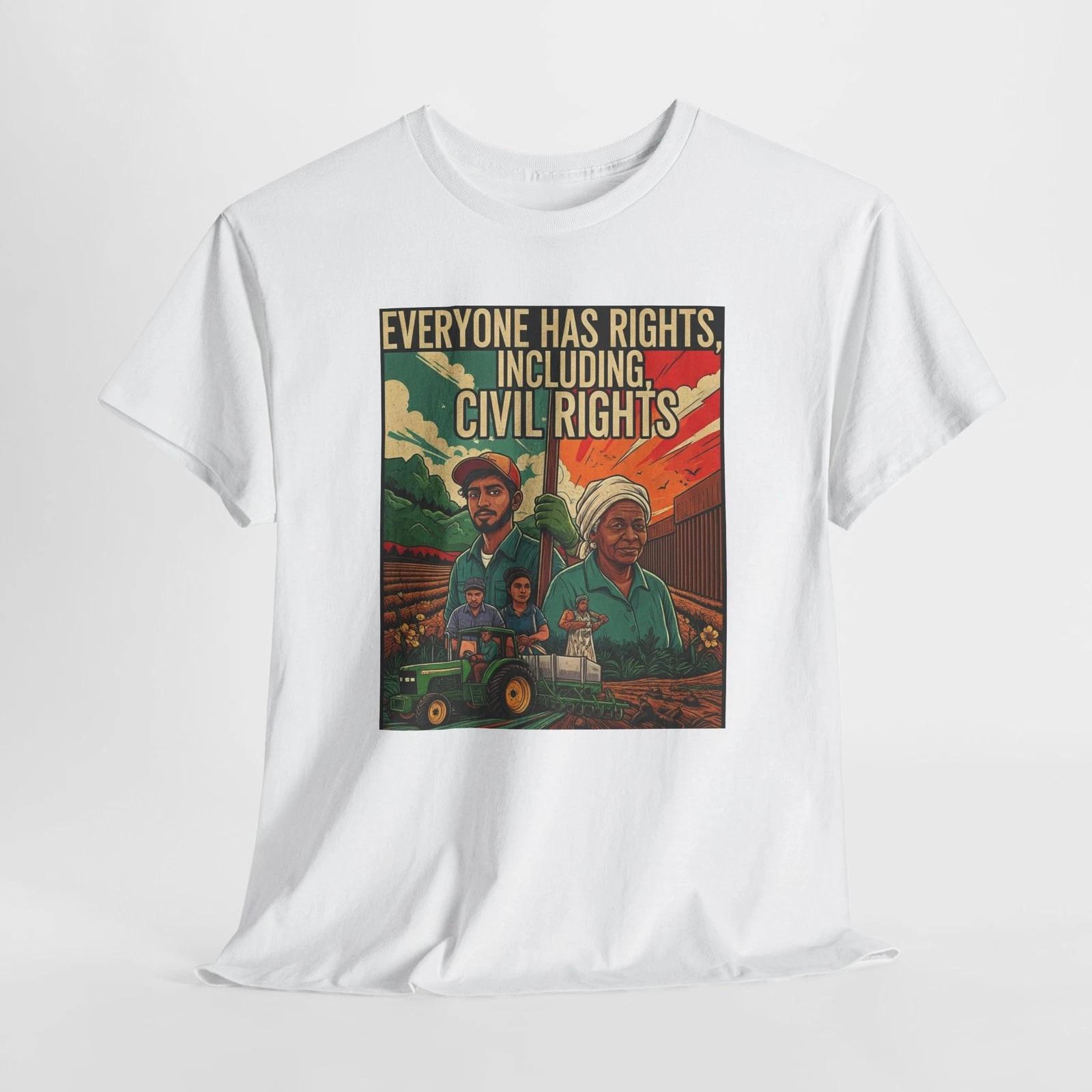 

Анти-ICE, Футболка для расширения прав и возможностей, У всех есть права, Осведомленность о гражданских правах, Социальный L