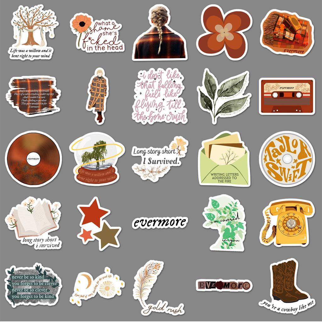 50 Graffiti Stickers Personalized Star Peripheral Decoration Tablet Mobile Phone Stickers